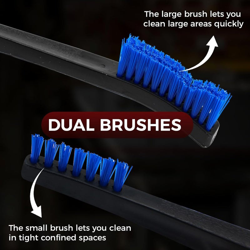 PINGMIC 6 Pack Double-Ended Gun Cleaning Brushes Set - Nylon Bristle Brushes - All Purpose Gun Cleaning Supplies Kit - Image 3